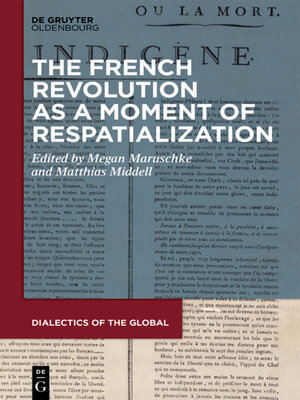 cover image of The French Revolution as a Moment of Respatialization